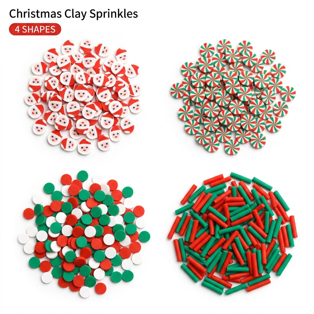1500pcs Christmas Clay Sprinkl - Art Craft Easter ulasan dan harga