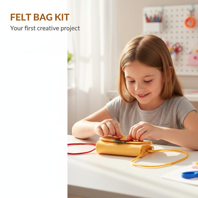 Felt Bag Making Kit for Childr - Art Craft Activities ulasan dan harga