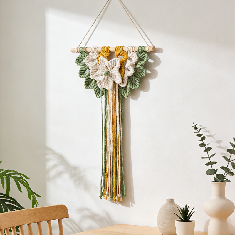 Woven Wall Hanging Boho Geomet - Art And Craft For Nursery ulasan dan harga