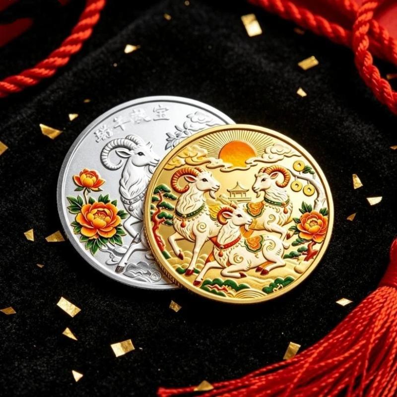 Year Of The Goat Souvenir Coin - Art Craft Display ulasan dan harga