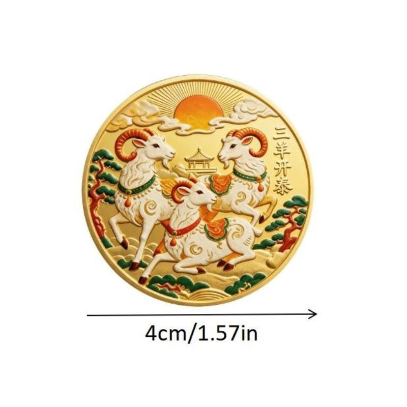 Year Of The Goat Souvenir Coin - Art Craft Display ulasan dan harga