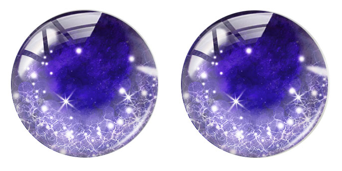 Round Satrry Sky Pupils Iris R - Art Craft Eyes ulasan dan harga