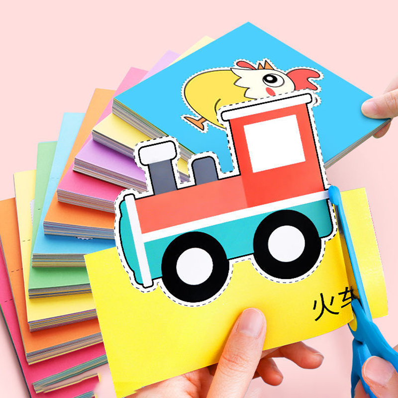 96Pcs Fun Paper Cutting Set, P - Art Craft Activities ulasan dan harga