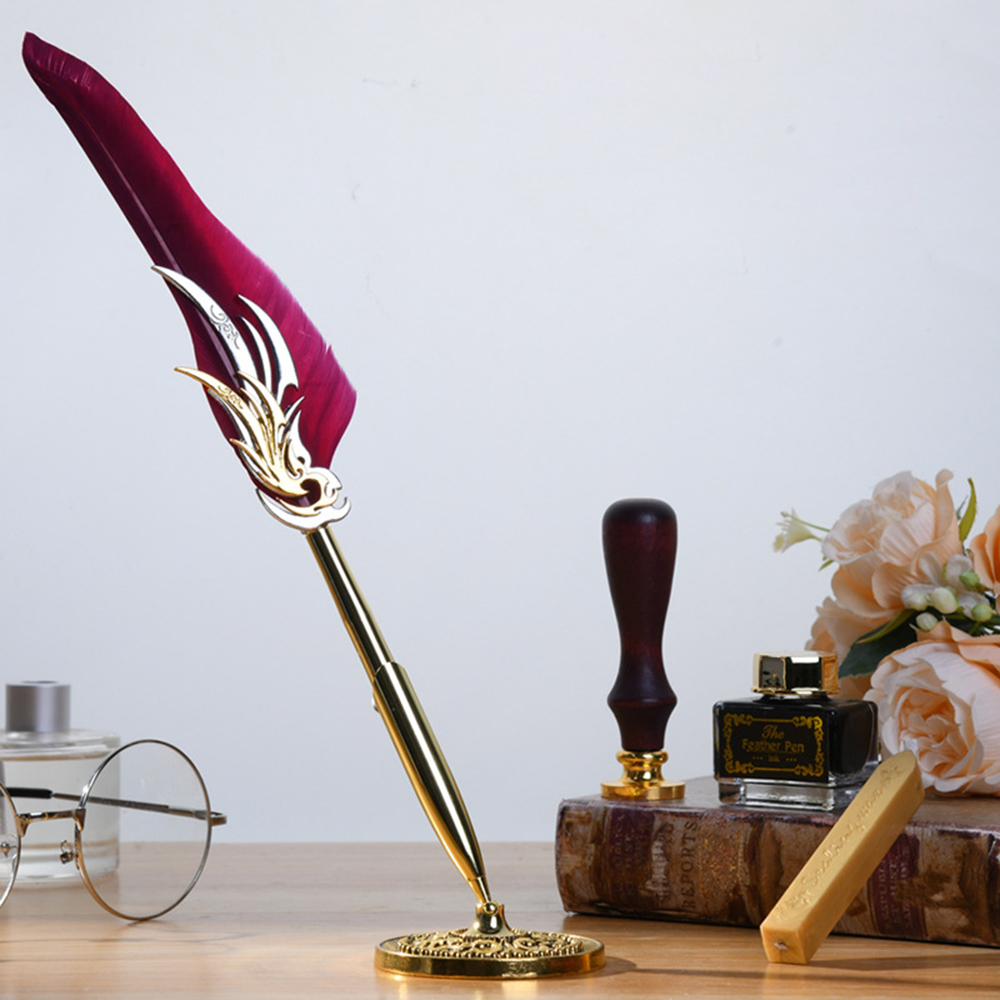 Quill Pen and Ink Set Retro Fe - Calligraphy Pen Set ulasan dan harga