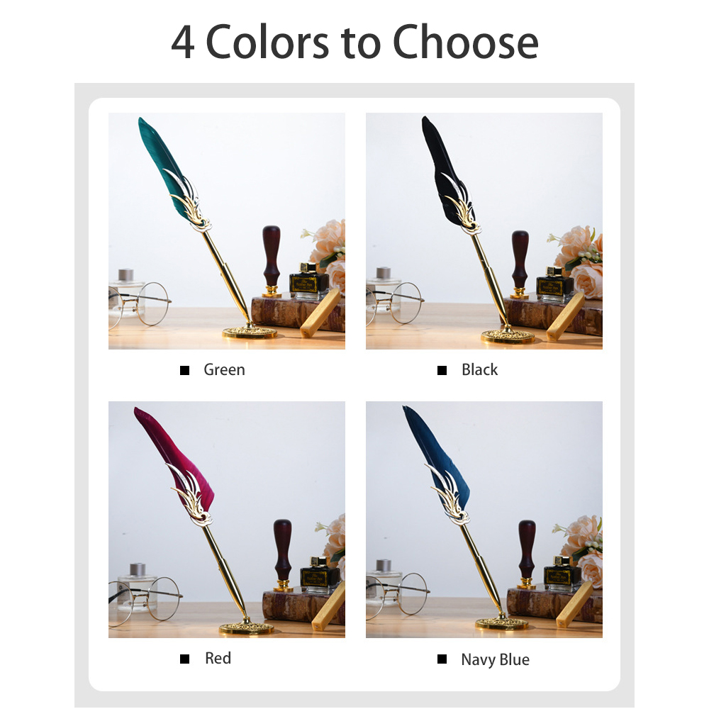 Quill Pen and Ink Set Retro Fe - Calligraphy Pen Set ulasan dan harga