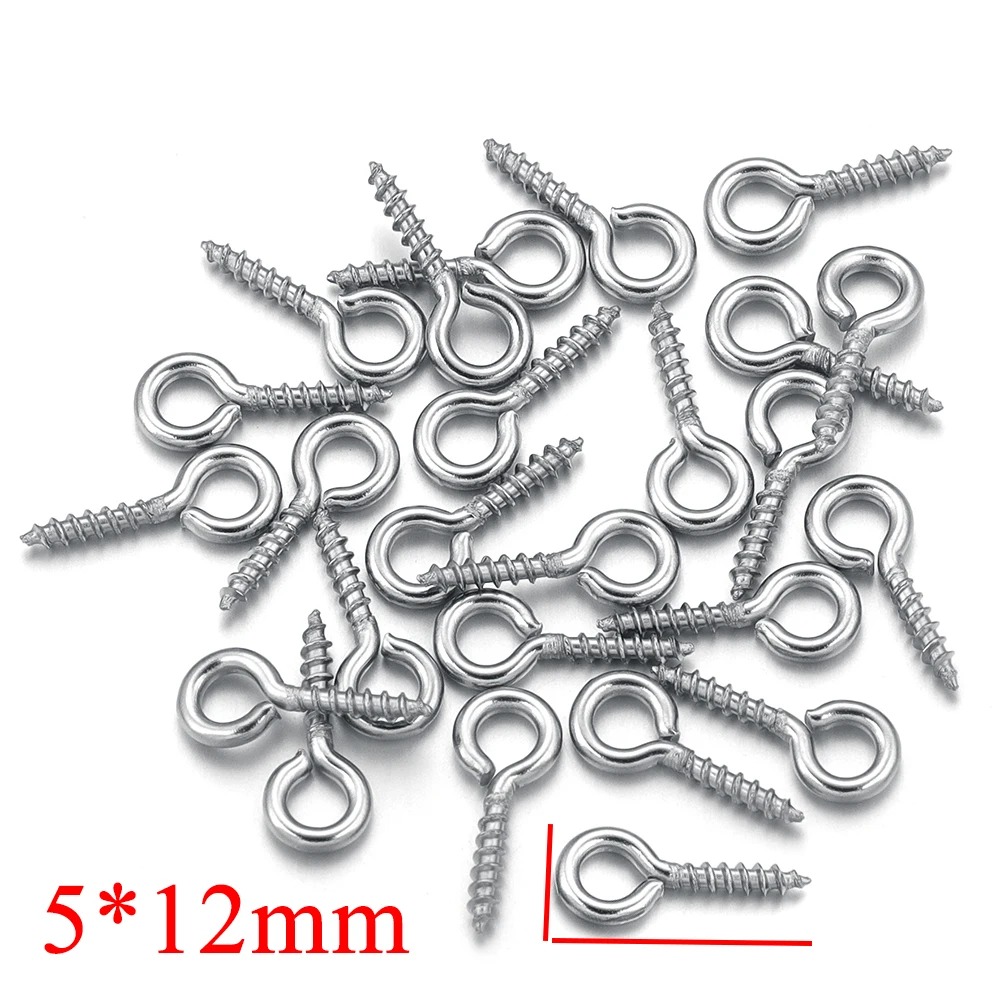 100pcs/lot Stainless Steel Min - Art Craft Eyes ulasan dan harga