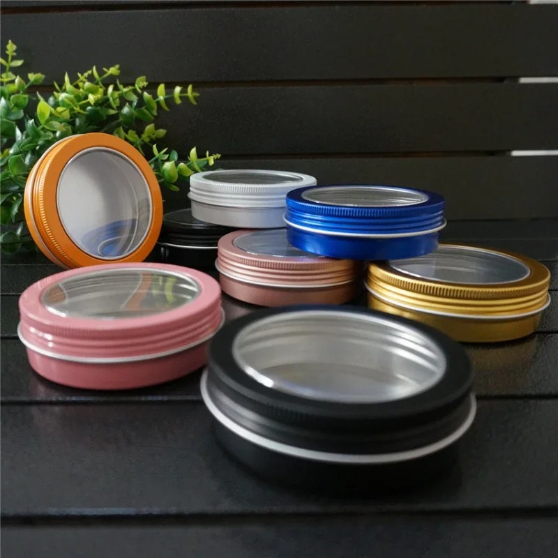 Clear Window Round Aluminum Ti - Art And Craft Recycle ulasan dan harga