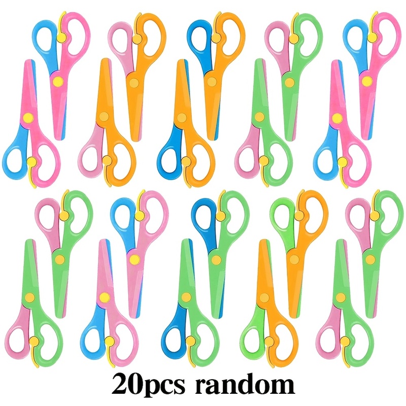 10/20Pcs Kids Safety Plastic S - Art Craft Toddlers ulasan dan harga