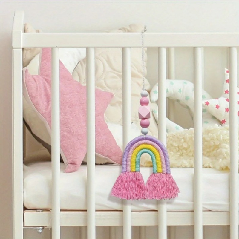 Rainbow Wind Chimes Weaving Mi - Art And Craft For Nursery ulasan dan harga