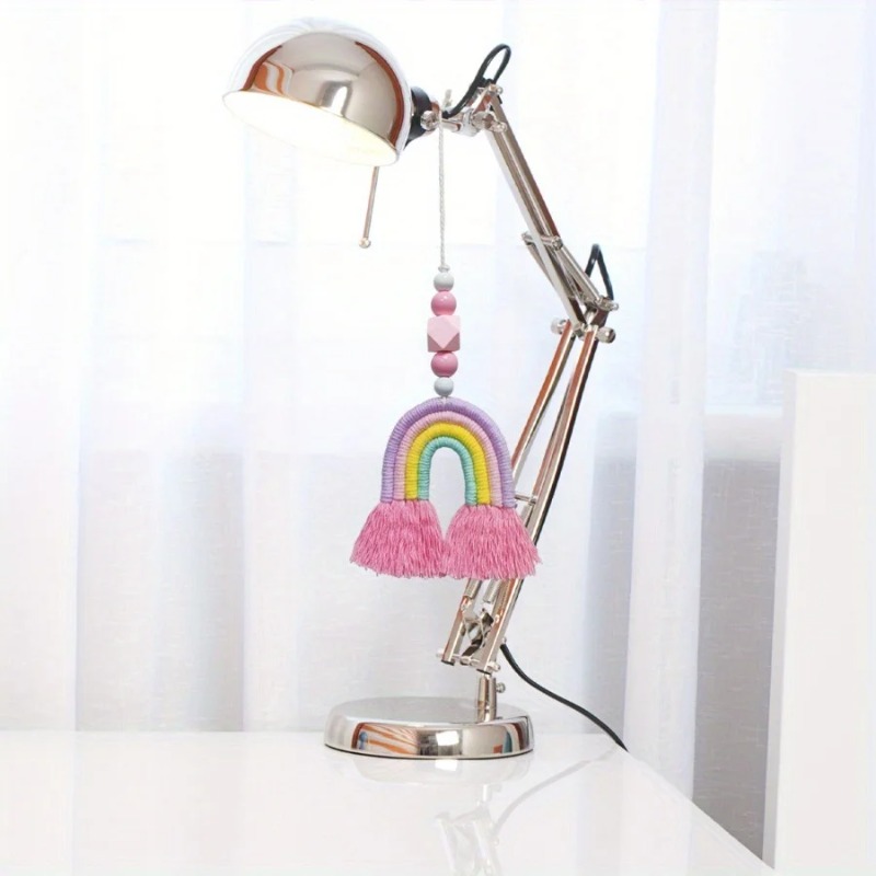 Rainbow Wind Chimes Weaving Mi - Art And Craft For Nursery ulasan dan harga