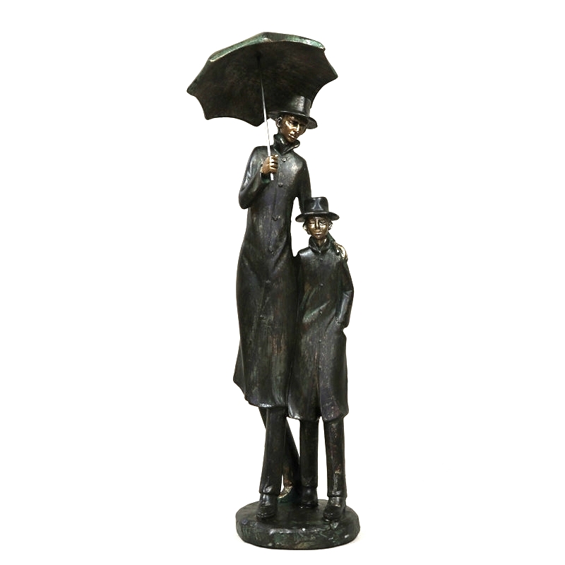 Vintage Father and Son Statue  - Art And Craft For Father'S Day ulasan dan harga