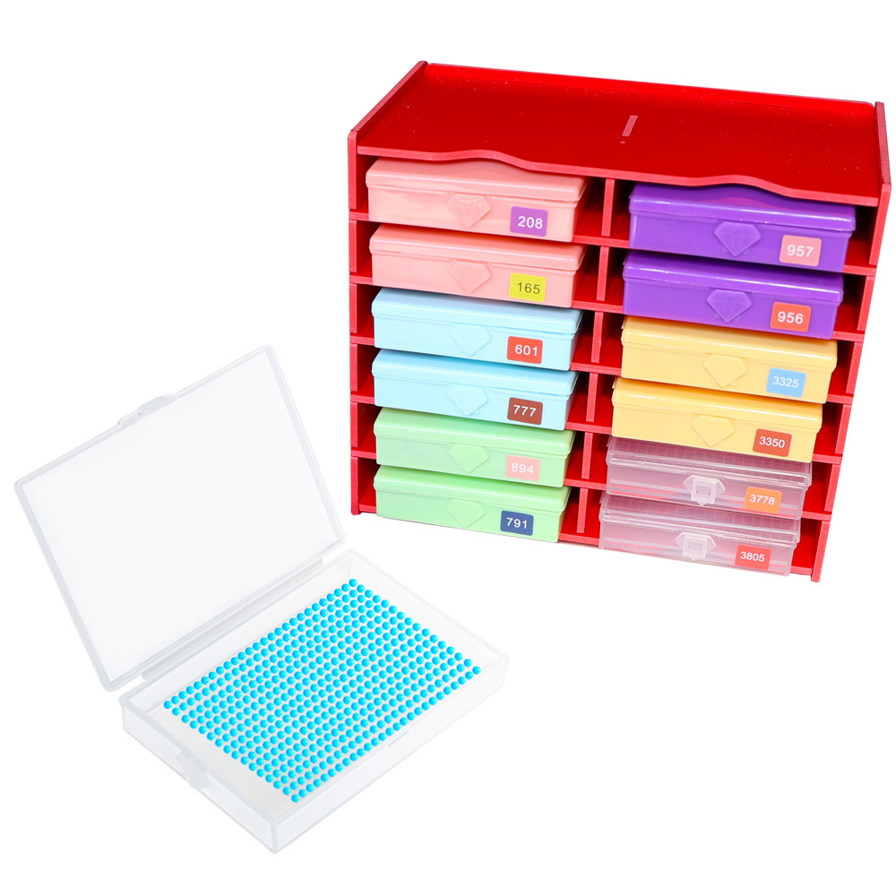 12pcs Diamond Painting Art Tra - Art Craft Organizer ulasan dan harga