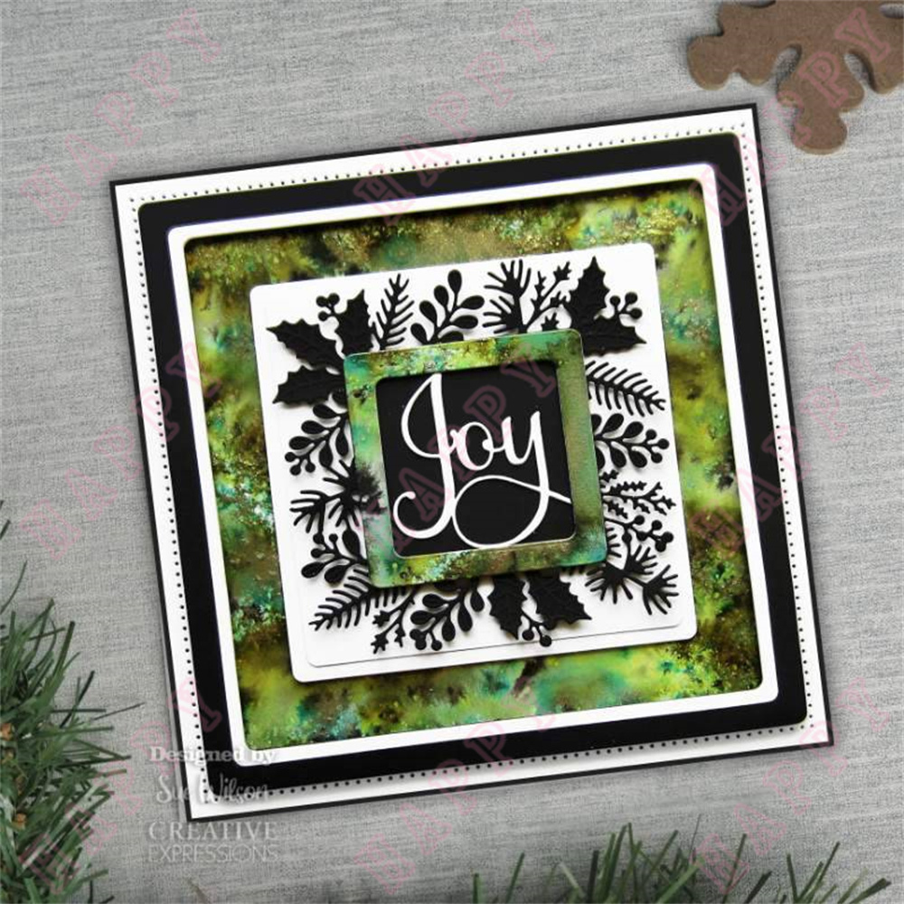 Metal Cutting Dies Christmas E - Stencil Cutting Plotter ulasan dan harga