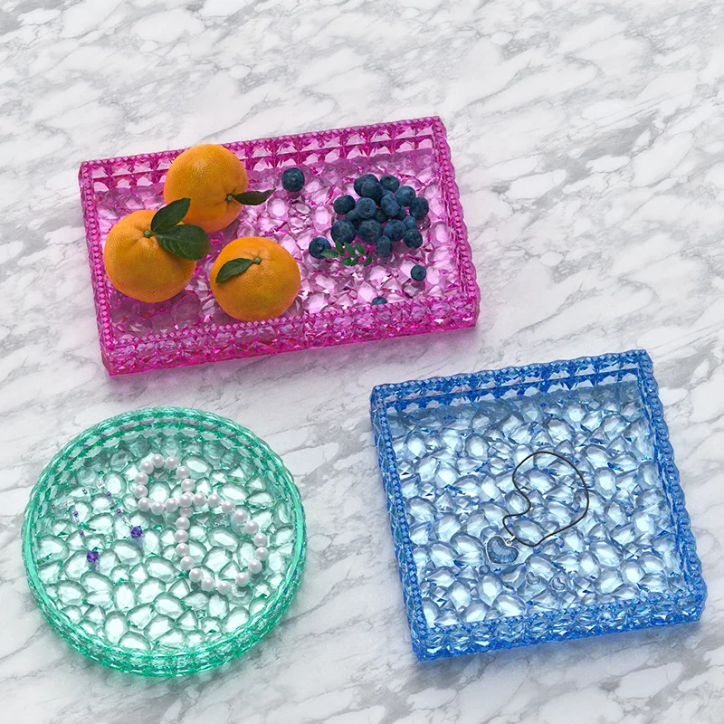 Diamond Crystal Tray Clay Sili - Art Craft Organizer ulasan dan harga
