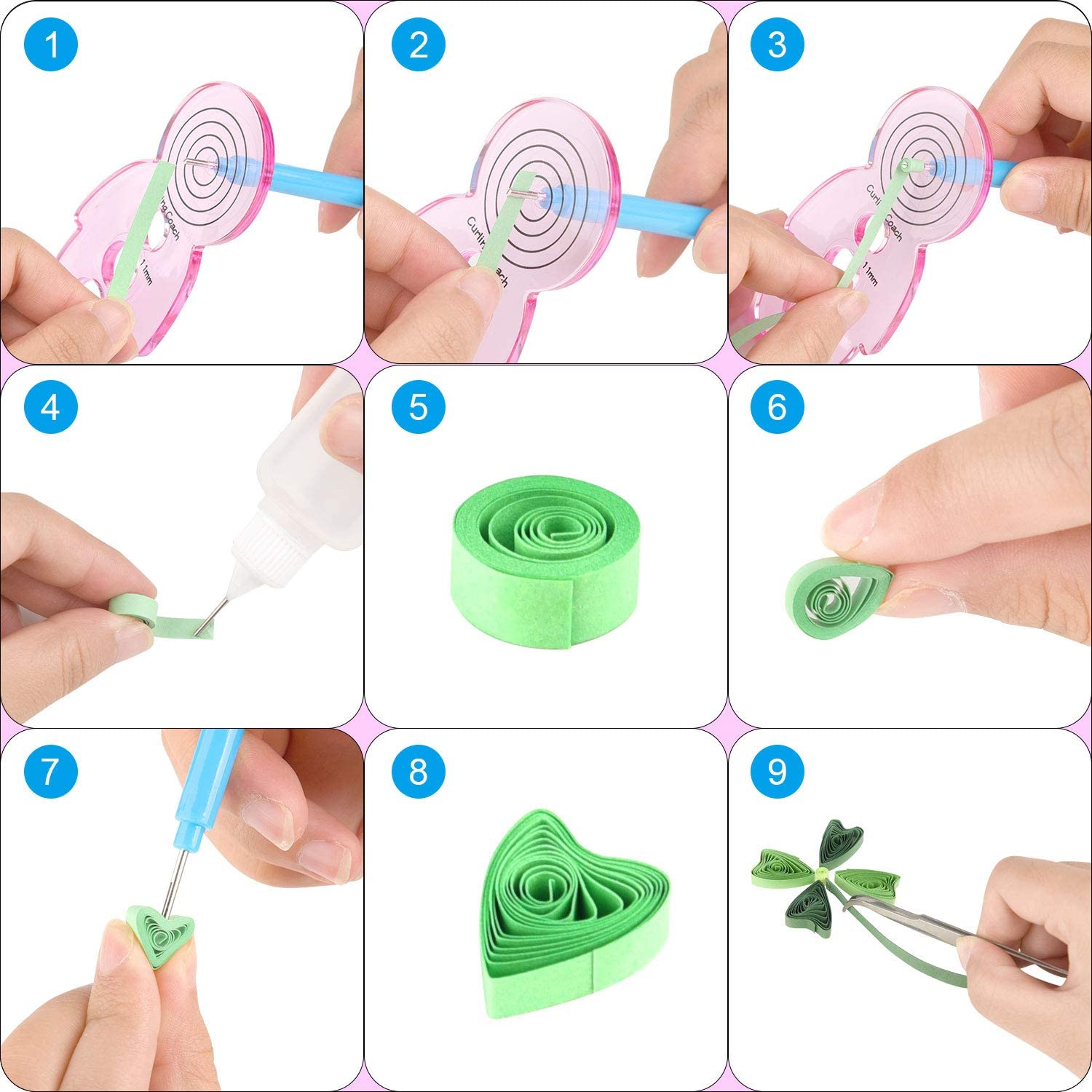 Paper Quilling Set 18 Kinds To - Quilling Paper Strips ulasan dan harga