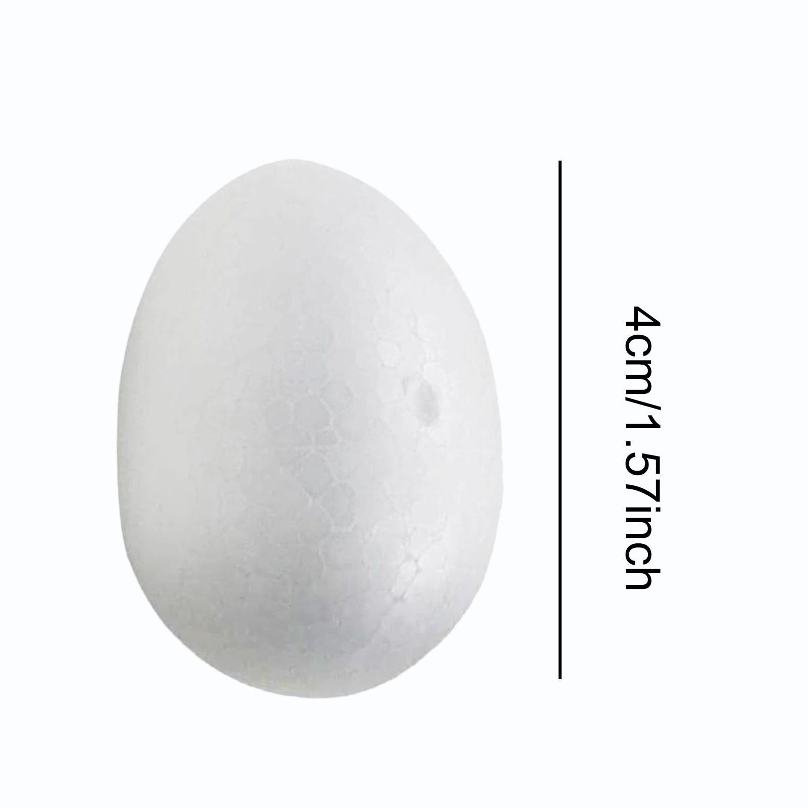 Foam Easter Eggs White Craft D - Art Craft Easter ulasan dan harga