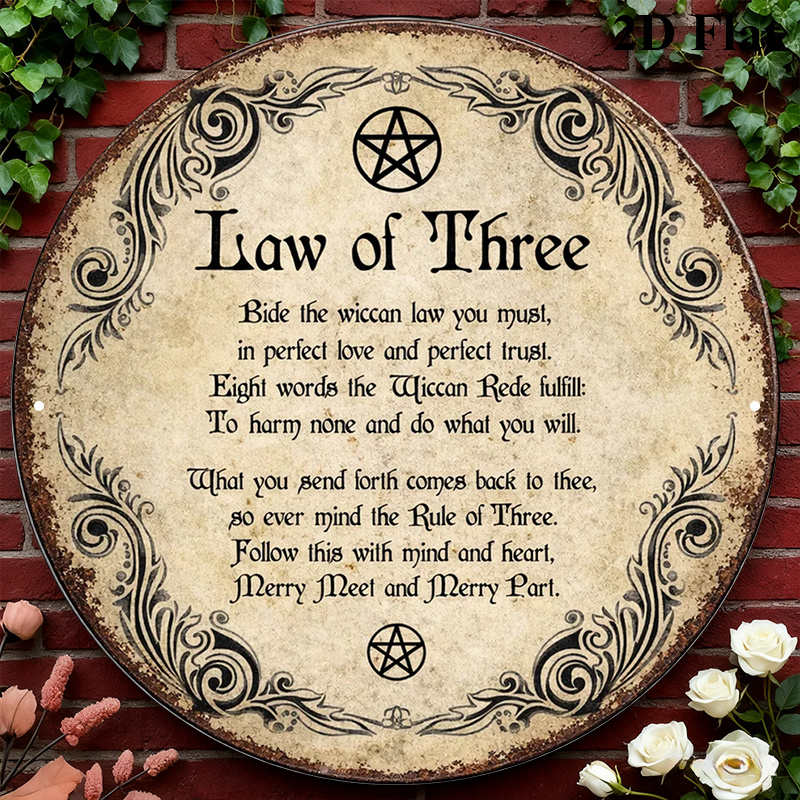 CIFBUY Vintage Wicca Triple Go - Art & Craft Photos ulasan dan harga