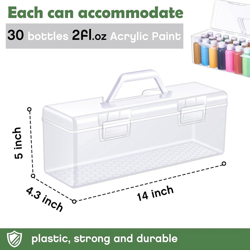 3 Pcs Paint Storage Box for 2  - Art Craft Organizer ulasan dan harga
