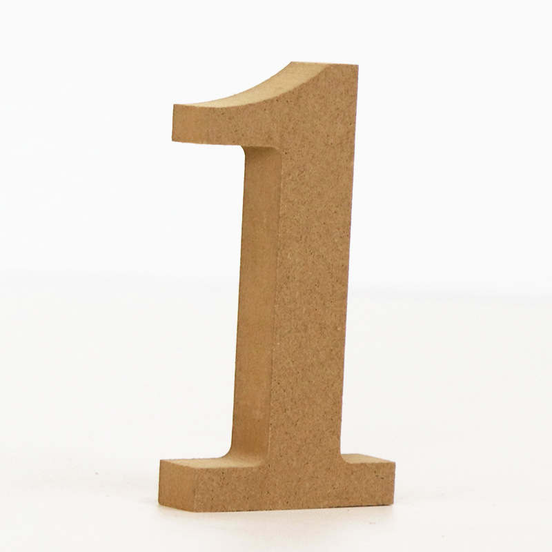 1pc 10cm Wood Color Numbers 0- - Art And Craft Numbers ulasan dan harga
