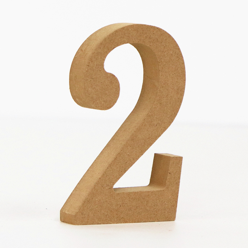 1pc 10cm Wood Color Numbers 0- - Art And Craft Numbers ulasan dan harga
